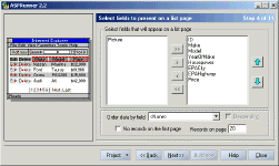 More screenshots of ASPRunner - ASP code generator