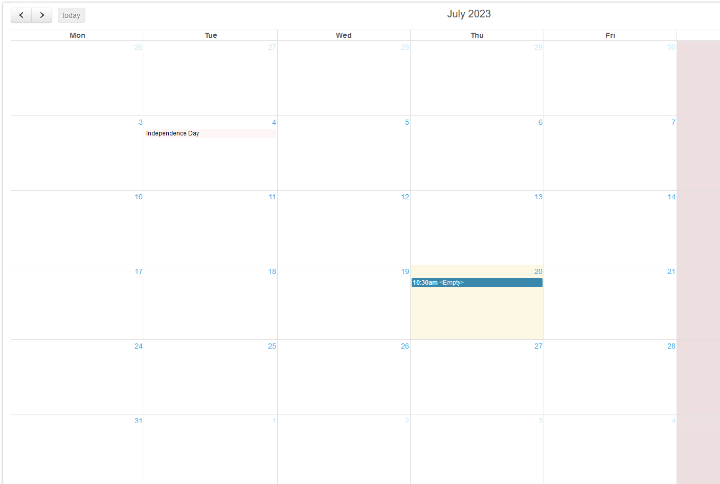solved-calender-implementation