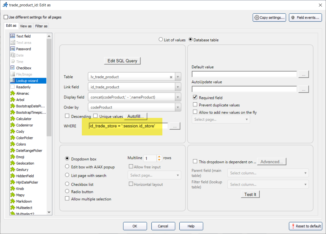 Guide 39 List of data dependent on the master record data